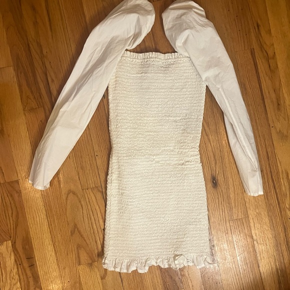 Aritzia White Off-Shoulder Dress - Picture 2 of 5
